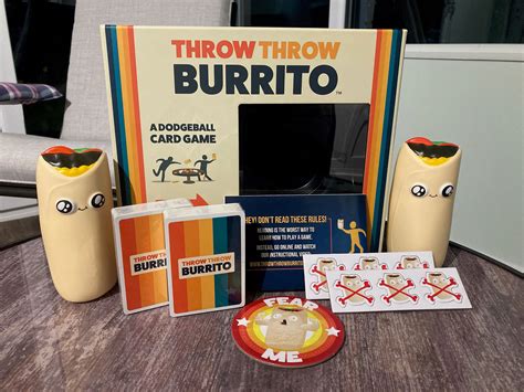 GET YOUR BLOCK ON: Your favorite game of weaponized Mexican food just got more exhilarating! Add this expansion pack to Throw Throw Burrito and make those happy, neighbor-alerting squeals even louder. Block Block burrito comes with 2 inflatable tortilla shields that give you the power to block flying burritos.